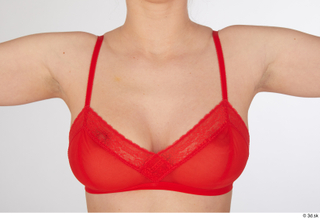 Mia Brown breast chest lingerie red bra underwear 0001.jpg